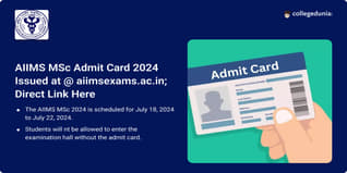 AIIMS MSc Admit Card 2024 Issued at @ aiimsexams.ac.in; Direct Link Here